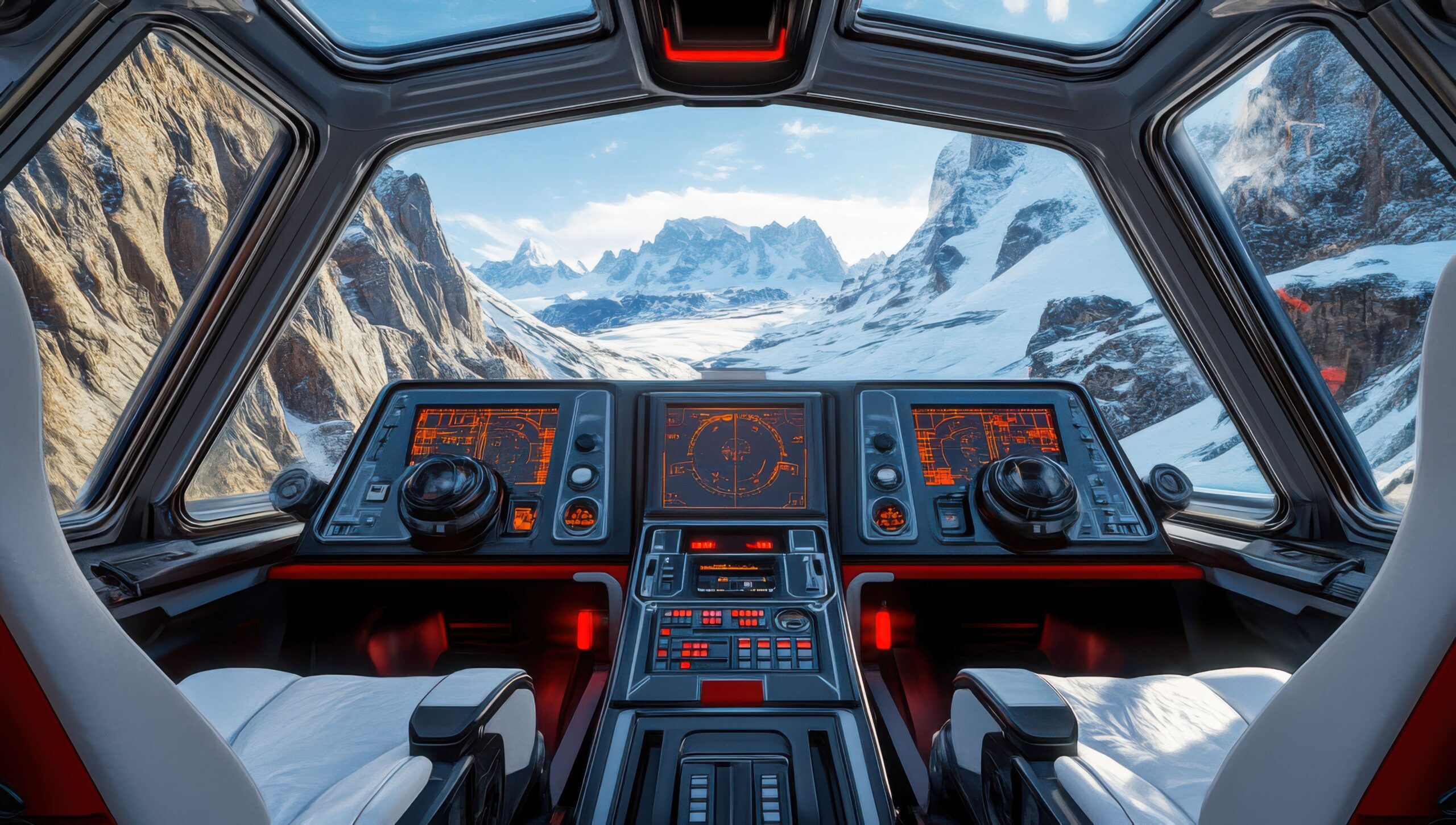 control table spacecraft from inside